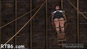 Rod Punishment Teases Beauty's Cunt in Harsh Play
