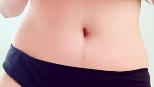 hot massage on big cowboy boobs outdoors