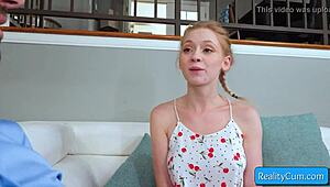 blonde teen athena rayne nails epic head