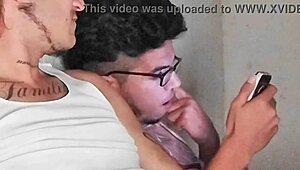 Colombian Stud GROPES Passive Guy, Making Him MOAN Loud in Part One