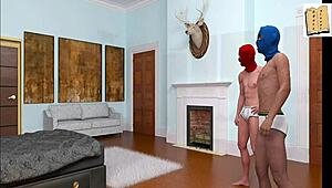 Feeling Emotional in Being a Dik 12 with Big Tits and Monster Cock