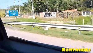 Guy in hotel watches woman masturbate then fucks