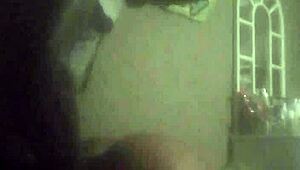 Beautiful ebony woman enjoys homemade sex with a big black cock