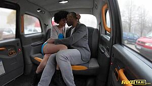 Whoa, Selva Lapiedra banged by two huge cocks in London taxi backseat! 😲