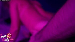 Amateur Bubble Butt Babe Gets Rough Sensual Doggystyle Spanking and Orgasm Closeup in Threesome