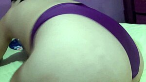 I peek for my sexy neighbor to see me like this and help real