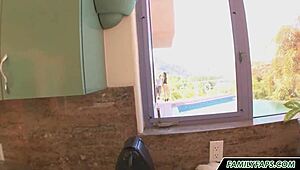 Stepdad's Intense Punishment For His Dirty Stepdaughter