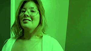 Cute Blonde Teen Riding Stepbro With Handjob And Cumshot!