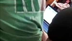 Hey Buddy, Wanna See How I Drain This Big Cock?