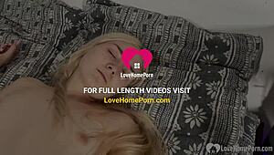 We share an intimate pov sex tape as a loving teen couple at home.