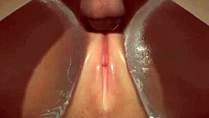 I’m overwhelmed by this hard anal pounding up close!