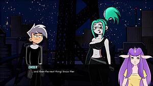 Danny Phantom fucks Ember in Amity Park redux part 30