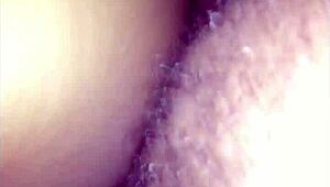 Wet and wild: Ebony college girl takes on BBC