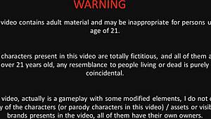 Sweaty Spider Gwen rests after exercise by licking a cock in this adult version.