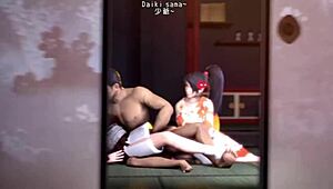 yo, check this 3d gangster boss banging 2 hot chicks in wild action 😍