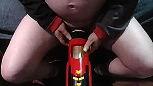 Full speed masturbation session made me explode with cum