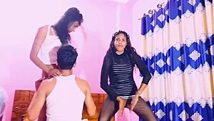 sexy teens HANIF, POPY KHATUN, and SUMONA in HOT THREESOME DEEPTHROAT