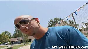 finally getting the chance to ride a real pornstar's impressive shaft.