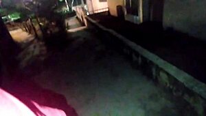 Cheating Girlfriend Fucking Friend Outside In Town On Bridge