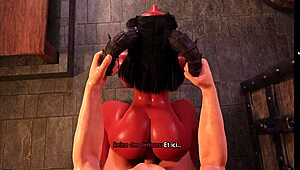 Fantasy Fuck in 3D Hentai Game with Wild Cartoon Action