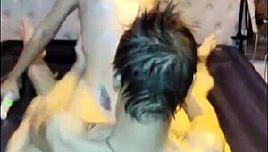 garnra gets oiled up for a steamy massage, selling her cute pussy.