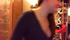 shemale doll gets big holes filled with oil