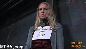 European beauty receives intense anal pounding and whipping
