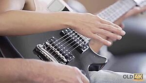 Petite Romanian teen Tina Walker nailed by older guy 😍