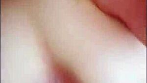 Tinder girl on our first date showed me her bedroom and her round ass which soon was covered in cum!