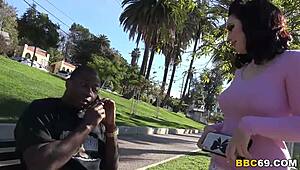 Mary Jane Mayhem takes on huge black cock