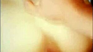 Tinder girl on our first date showed me her bedroom and her round ass which soon was covered in cum!