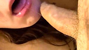 Girl craves daddy's cock with deep gagging desire