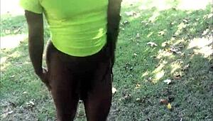 rock kardash pumps that monster cock outdoors