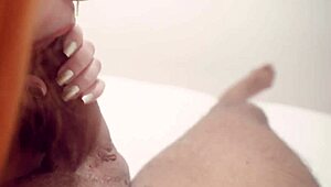 Teen girlfriend wakes boyfriend with big tits cowgirl