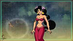 In this webcam game, jasmine trains hermoine as her slave with big tits.