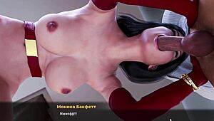 Feeling wild with anime milf in hot hentai cum action