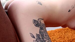 Skinny Ally Snoww Bent Over for Rough BBC Fucking