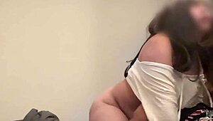 Chubby Thai girl with big tits moans loudly