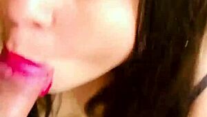 Latina whore blows mexican cock in doggystyle until facial orgasm