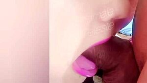 What’s behind Shemale Celeste taking on a massive BBC in wild action?