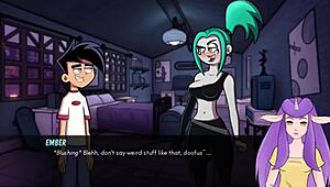 Danny Phantom fucks Ember in Amity Park redux part 30