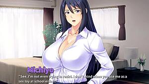 Mommy Sensei Fucks During Phone Sex