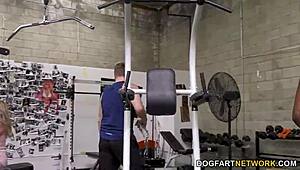 Anal slut Lexi Lore takes BBC while cuckold watches in shock