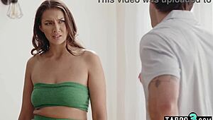 AC Repairman Seduces Naive Big Boobed Housewife Bella Rolland Into Hard Fuck.