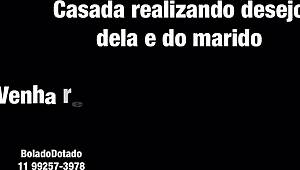 Anal with Married Woman Brought by Husband for Complete Service, Including Vagina and Assfucking