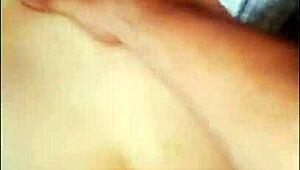 Tinder girl on our first date showed me her bedroom and her round ass which soon was covered in cum!