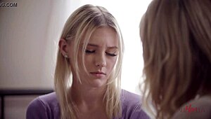 Newcomers Rachael Cavalli, Melody Marks, and Kenna James in steamy lesbian action