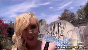 Miley may turns an interracial blowbang into a fuck fest