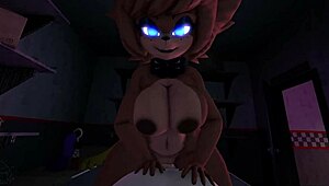 Moaning and dancing on top: Frenni's wild ride