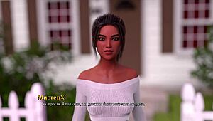 Enjoy the walk with girlfriend in first kiss game porn story 3